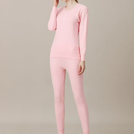 

Women‘s Solid 100% Cotton Thermal Underwear Ultra Soft Long Johns Top & Pants Set Women‘s Lingerie & Sleepwear