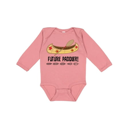 

Inktastic Canoe Boating Future Paddler Gift Baby Boy or Baby Girl Long Sleeve Bodysuit