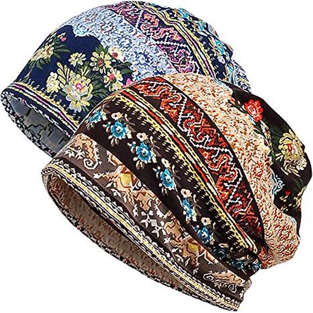 Taian, 2 piezas de gorros finos, gorros informales de oto?o, gorros de algodón, protectores de oídos, gorros para la cabeza, gorros para la cabeza, bufanda ShuxiuWang 8390612975592