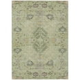 thumbnail image 2 of HomeRoots 605446 8 x 10 ft. Artichoke Green, Brown & Beige Floral Washable Indoor & Outdoor Rectangle Area Rug, 2 of 5