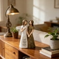thumbnail image 2 of Resin Sister Figurines Friend Sister Birthday Gift Ideas Unique Gifts for Sisters from Sister Hand Painted Figure Friendship Gifts for Women 5.71 inch Keepsake Home Decor, 2 of 5