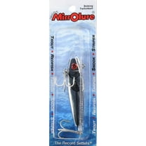 MirrOlure Series III Floating Twitchbait Fishing Lure, Silver Luminescence