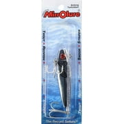 Mirr-O-Lure Floating Twitch Bait , 3'' 3/8 oz Silver Luminescence