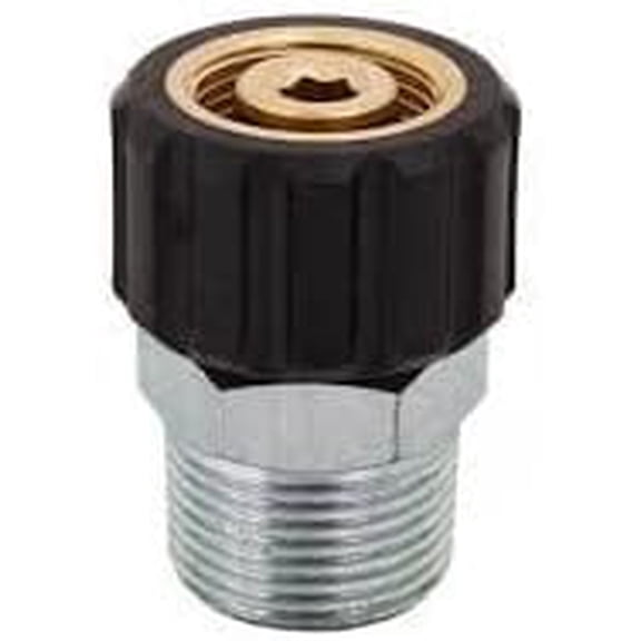 Ultimate Washer Telescoping Wand Replacement Adapter (M22) 3/4" MNPT Screw Type Fitting Similar to 85.791.025; Compatible with BE Pressure Telescoping Wand Model 85.206.424L
