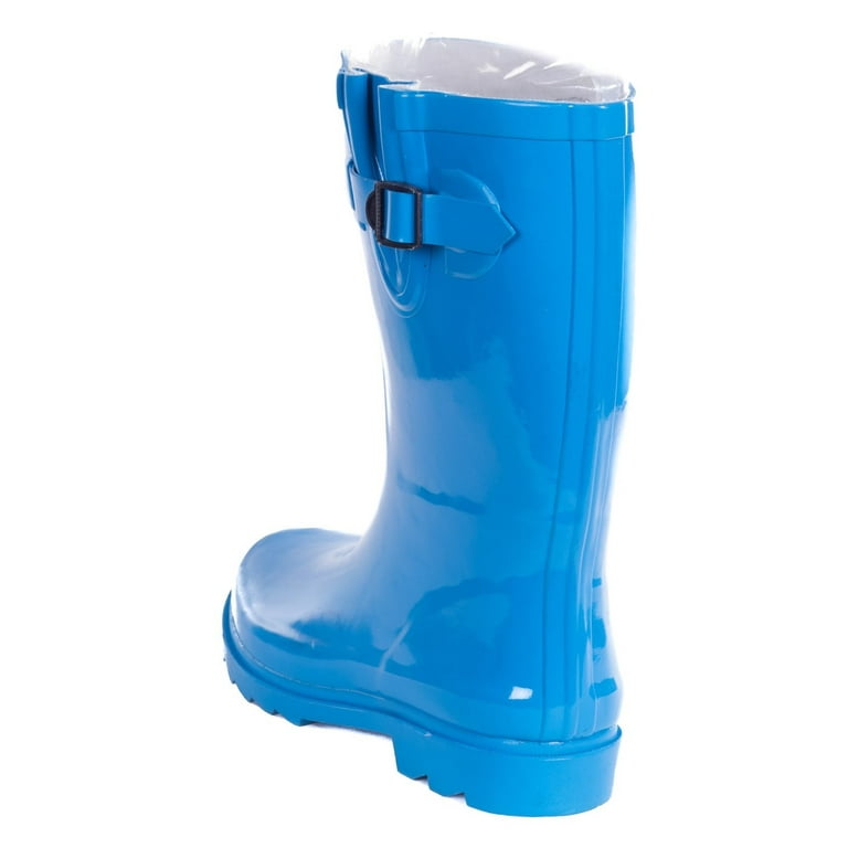 Turquoise rain outlet boots