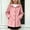 Pink, variant on Girls Hooded Wool-Blend Trench Coat Mid Length Button Front Jacket with Pockets for School Dress Casual and Winter Ages 4-15