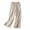 Beige, variant on Womens Baggy Pants Women's Cotton And Linen Solid Color Drape Casual Fashion Oversized Pants Brown