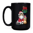 thumbnail image 2 of Santa is Coming Maine Coon Merry Christmas Xmas Noel Truck Tree Mug Cat Lover Kitten Owner Gifts Coffee Tea Cup - 02023, 2 of 4
