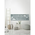 thumbnail image 5 of Marmont Hill Farmer's Market Open White Wood Wall Art, 15" x 45", 5 of 7