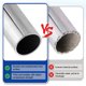 thumbnail image 5 of Tubo capilar de acero inoxidable Uxcell 304, 2.5mm OD 1.7mm ID 254mm Longitud, tubo recto metálico sin costura de 0.4mm de grosor, soldable para industria DIY (0.1"ODx0.07"IDx10"L), 10Pcs, 5 of 7
