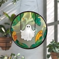 thumbnail image 2 of 2D Acrylic Cute Ghost Halloween Window Hanging, Stained Glass Style, Ideal Gift for Kids, Friends, and Halloween Lovers, 2 of 4