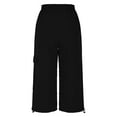 thumbnail image 5 of LADIGASU Womens Pocket Lightweight Drawstring Comfortable Casual Work Pants, 5 of 8