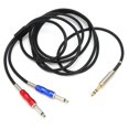 thumbnail image 5 of BLS0201 Cable de audio de 6,35 mm macho a doble mono de 6,35 mm Cable de audio de metal para reproductores Equipos de grabación 5 m, 5 of 5