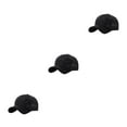 thumbnail image 1 of Decodeary Stylish Cap For Men Gifts For Outdoor Adventures Easy To Wear Baseball Cap black 3Set, 1 of 6