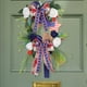 thumbnail image 1 of Fourth of July Door Wreath Decorative Hanging for Outside Front Door Office perfecl Corona del día de la independencia, 1 of 8
