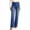 Dark Blue, variant on EMMIOL Women's Wide Leg Jeans High Waisted Stretchy Straight Leg Jeans Slim Fit Denim Pants with Exposed Pockets