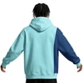 thumbnail image 4 of TOMVIGX Mens Contrast Color Spliced Hooded Sweatshirt Casual Drawstring Pullover Hoodie Long Sleeve Sport Tops with Front Pocket 2XL, 4 of 6