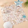 thumbnail image 4 of 2 Pcs Self Adhesive Wall Tiles 12.4x12.2 Inch Mother of Pearl Fishscale Tiles Peel and Stick Backsplash Shell Tiles for Kitchen Wall Bathroom Bedroom Decor for DIY, 4 of 7