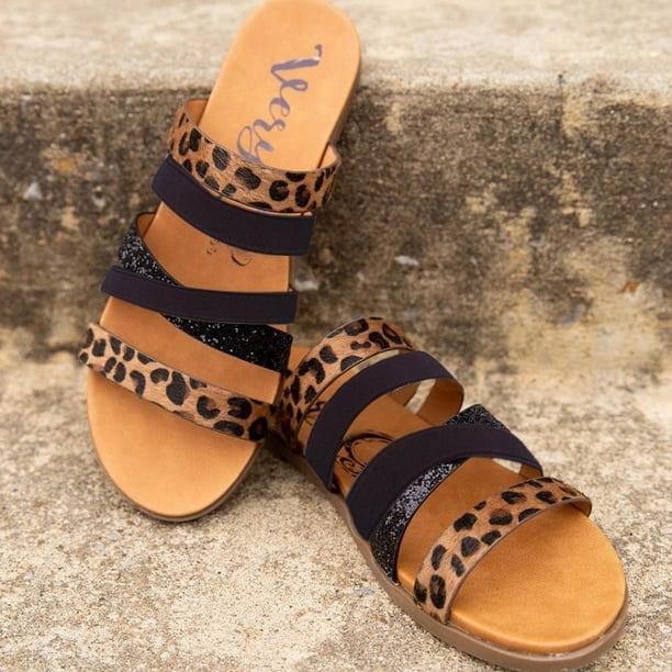 Walmart hot sale cheetah sandals