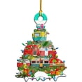 thumbnail image 1 of Madera Para Mascotas De Navidad, Adornos Colgantes De Árbol De Navidad, Adornos Navideños Para Colgar En Ventanas O Puertas Monstrate HA041428-05, 1 of 6
