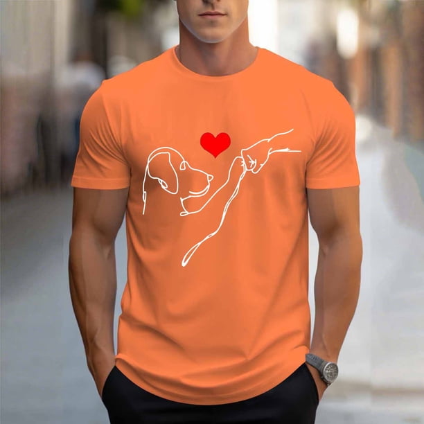 Tops para hombre, blusas y camisas de cuello redondo y manga corta para hombre, blusas casuales de cuello redondo con estampado de moda para hombre, blusas de cuello redondo y manga corta, camisas par