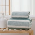 thumbnail image 2 of Viflosae Bath Towel Set Corals Fleece Bath Towel Set Lightweight Absorbent Ultras Fluffys Quicks Dry Towel for Travel Vacation Fitness and Yoga Beach Towels Towels for Bathroom, 2 of 7