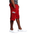 thumbnail image 3 of Nuoqisi Summer Mens Cargo Sweat Shorts Casual Elastic Waist Drawstring Gym Relaxed Fit Athletic Jogger Shorts with Pockets, 3 of 9