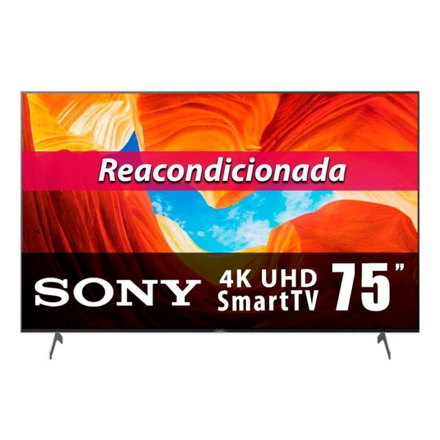 TV Sony 75 Pulgadas 4K Ultra HD Smart TV LED XBR-75X90CH Reacondicionada