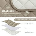 thumbnail image 4 of Three Seater Sofa Covers Couch Slipcovers Reversible Quilted Furniture Protector, Improved Couch Shield , Micro Fabric Pet Cover Sofa, Seat Width Up to 70", 4 of 6