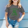 thumbnail image 2 of TZEWGL T-Shirts pour Tout-Petits Imprimé Animal Mignon Col Rond Manches Courtes Blouse pour Filles Garçons Taille 8-9T, 2 of 4
