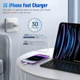 thumbnail image 4 of Apple MFi Certified USB-C to Lightning Cable, 6FT Electronic Cable with High Speed Data Transfer, Fast Charging, OTG Cord, 4 of 8