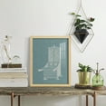thumbnail image 5 of Hepplewhite Desk & Bookcase II - Framed Print w/glass - Natural Wood, 5 of 7