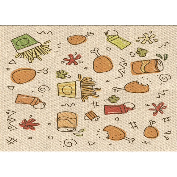 Ahgly Company Machine Washable Indoor Rectangle Transitional Peru Brown Area Rugs, 2' x 4'