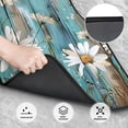 thumbnail image 3 of General 4pc Car Floor Mat Water Resistant Dust Resistant Slip Elastic Soft Easy To Install Used On Most Cars Truck Cargo Suv Turquoise Wood Farmhouse Sunflowers (11), 3 of 6