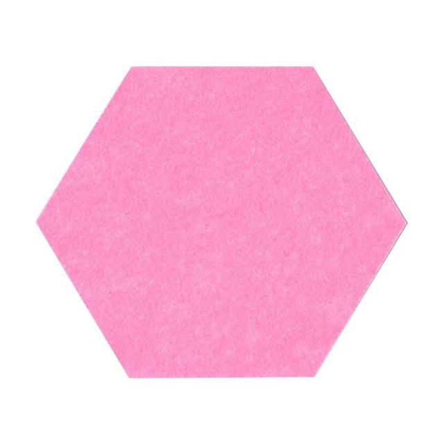 Inteprter Colorido hexágono tablero de mensajes decoración de pared engrosado corcho tablones de anuncios pizarra borrable dormitorio guardería adornos Decoración del hogar Rosa Inteprter HA075135-07