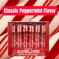 thumbnail image 2 of Peppermint Candy Canes 12 Count (4 Pack) | Classic Peppermint Flavor Holiday Candy for Christmas, Stocking Stuffers & Gifts w/ Bonus LaPrima Morceau Bonbon, 2 of 7