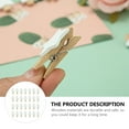 thumbnail image 2 of Minkissy 100pcs Picture Hanging Tool White Picture Clips Fixing Items Office Use, 2 of 8