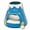 Blue/White, variant on Touchcat Molten Lava Designer Triangular Cat Pet Kitty Bed House With Toy