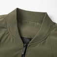 thumbnail image 6 of Jackets for Men, Men's Casual Stand Collar Lightweight Jacket, Lightweight Full Zip Front, Breathable Fabric, Packable for Travel Daily Wear, 6 of 7