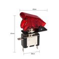 thumbnail image 4 of Car Toggle Switch 12V 20A LED Light Toggle Engine Ignition Switch Switch Button Green Cover, 4 of 8