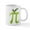 White, variant on CafePress - Apple Pi Mug - 11 oz Ceramic Mug - Novelty Coffee Tea Cup