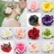 thumbnail image 4 of Horquilla de flor rosa, tocado de playa de verano, pinzas para el cabello de flores hawaianas, pinzas para el cabello de flores nupciales estilo Bohe, pasador para boda, 4 of 5