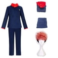 thumbnail image 1 of Disfraces de Anime Jujutsu Kaisen Itadori Yuji, disfraz de Cosplay Kugisaki Nobara Fushiguro Megumi, uniforme personalizado aceptado, 1 of 4