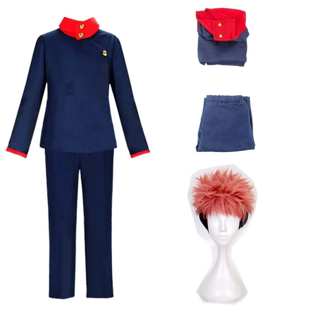 Disfraces de Anime Jujutsu Kaisen Itadori Yuji, disfraz de Cosplay Kugisaki Nobara Fushiguro Megumi, uniforme personalizado aceptado