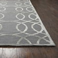 thumbnail image 3 of Rizzy Rugs Monroe Area Rug ME313A Md.Gray Rings Loops 8' x 10' Rectangle, 3 of 5