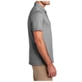 thumbnail image 3 of Yellow Rooster Mens Short Sleeve Gingham Polo Shirt Black/ White 3XL, 3 of 7
