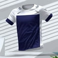 thumbnail image 3 of Camiseta de hombre para gimnasio, secado rápido, para correr, deportes al aire libre, camisetas transpirables, camisetas de manga corta para correr, ropa deportiva para hombre, tops, 3 of 5
