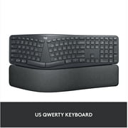 Logitech ERGO Series K860 Wireless Ergonomic Keyboard - Split Keyboard, Wrist Rest - Graphite