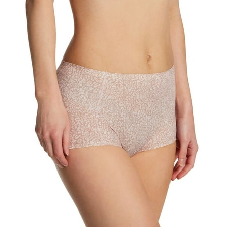 Women s Bali DFSTBS Soft Touch Boyshort Panty (Warm Brown Animal 8)