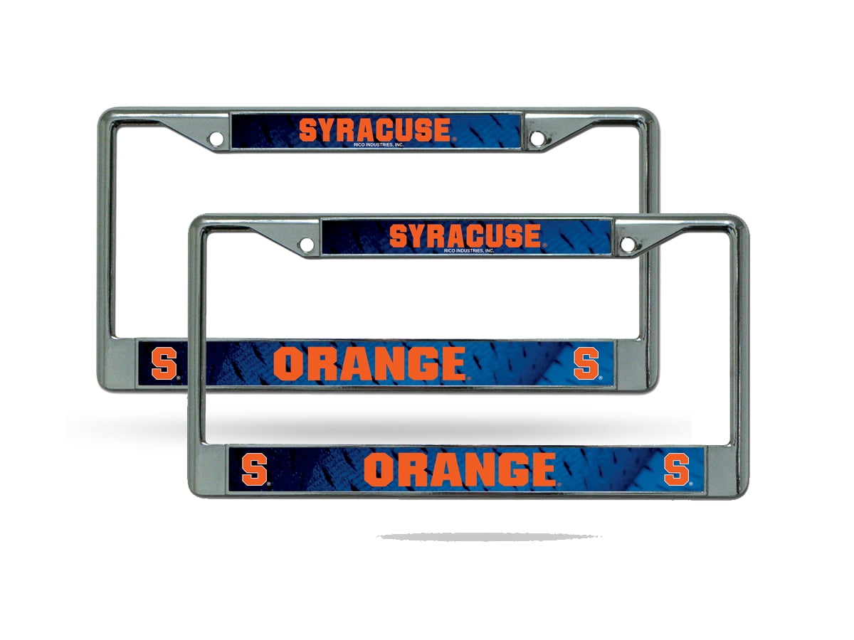 Syracuse University Orange Novelty Metal License Plate - 6x12 Inch, UV Resistant, Officially Licensed